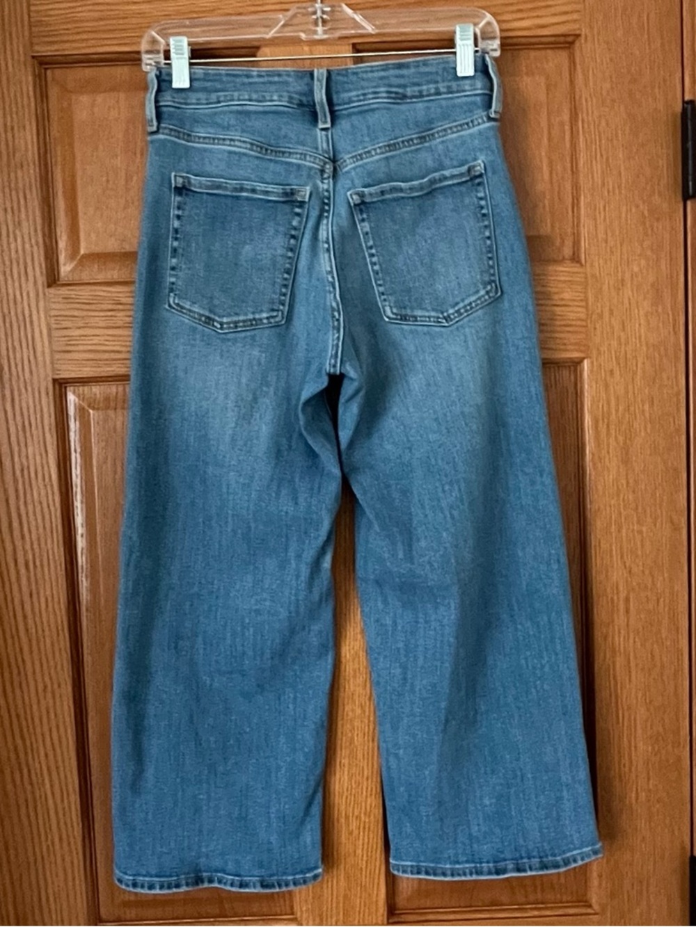Old Navy Women's High-Rise WOW Wide-Leg Jeans Sz 0 Short - Picture 2 of 9